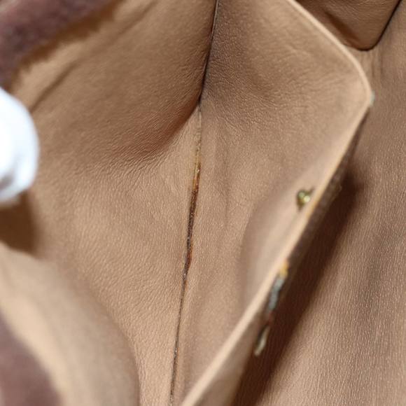 GUCCI GG Supreme Web Sherry Line Clutch Bag PVC Beige Red 89 01 033 Auth yk12556 - Picture 11 of 16